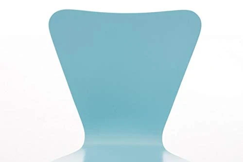 Chaise Empilable Calisto en Bois - Assise Ergonomique - Chaise de Salle d'Attente en Bois Chaise, Hauteur Assise 45 cm -Couleurs au Choix:, Couleurs:Bleu Clair