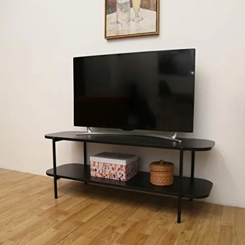 Marque Amazon - Movian Kyyvesi Meuble TV, 120 x 40 x 45 cm, Noir