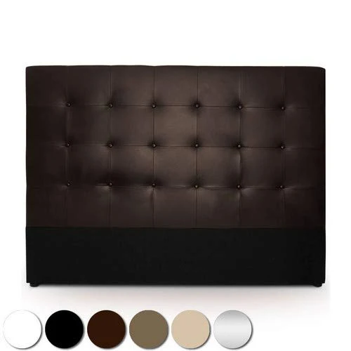 Menzzo HB160 Contemporain Luxor Tête de Lit Bois Marron 8 x 170 x 122 cm