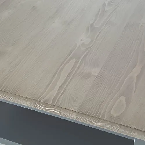 Amadeus Table Basse Bois Gris, d'ingénierie, Unique
