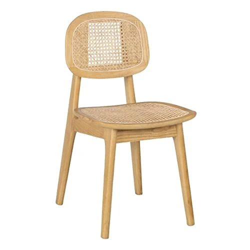 BigBuy Home Chaise de Salle à Manger 42 x 50 x 79,5 cm Naturel