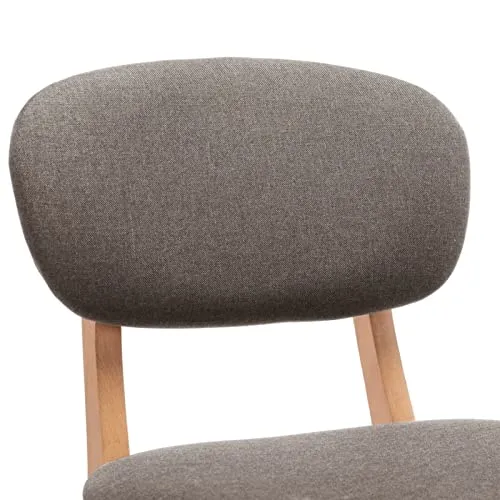 Chusui Lot de 2 tabourets de bar, bar, bar Stools, comptoir, tabouret de bar, tabouret de cuisine, tabouret de comptoir, accessoires de bar, tissu taupe
