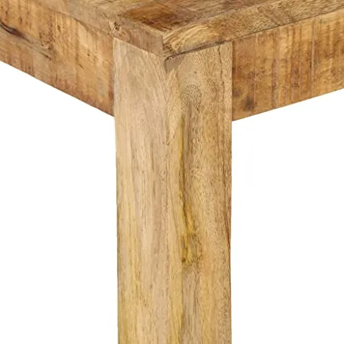 vidaXL Table Basse 80x80x40 cm Meuble Table de Séjour Bois de Manguier Massif