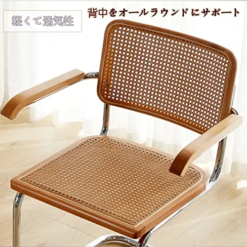 HSSBD Chaise de Salle à Manger Rattan Chaise Vivante Chaise Vivante Table de Petit-déjeuner Moderne et Chaise Chaise Chaise Nordique Conception Chaise Utilisation à la Maison légère