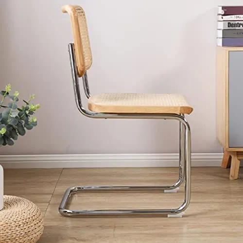 HSSBD Chaise de Salle à Manger Rattan Chaise Vivante Chaise Vivante Table de Petit-déjeuner Moderne et Chaise Chaise Chaise Nordique Conception Chaise Utilisation à la Maison légère