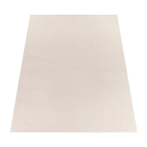 Paco Home Tapis Salon Chambre Adulte Poils Ras Boho Motif Scandinave Uni, Dimension:160x220 cm, Couleur:Beige