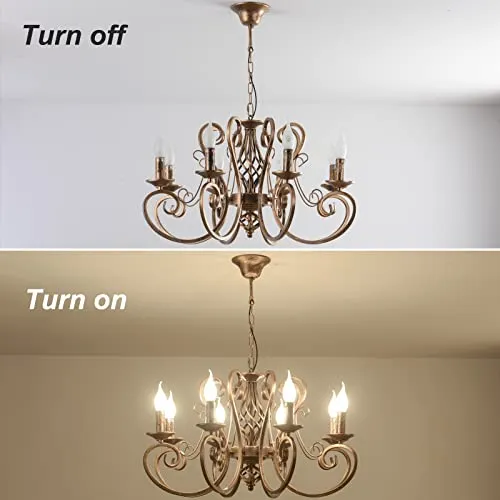 Ganeed lustres, 8 lumières bronze français pays pendentif lustre, luminaire suspendu en métal Vintage rustique luminaire suspendu réglable, salon lumière, lustre de cuisine