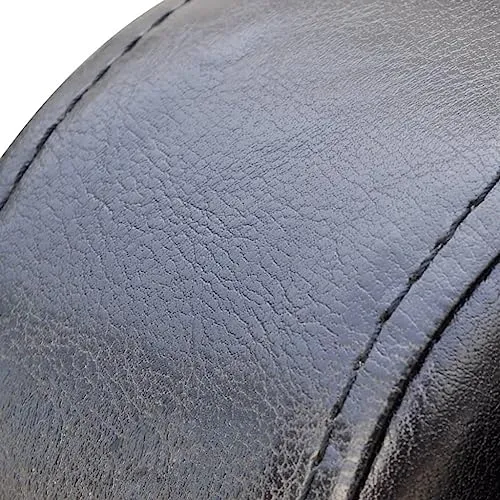 vidaXL Fauteuil Rembourré Canapé de Salon Sofa en Cuir Synthétique Noir