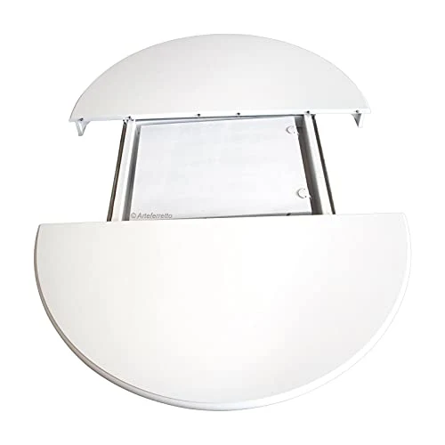 Arteferretto Made in Italy Table laquée Ronde avec allonge - diamètre 120 cm