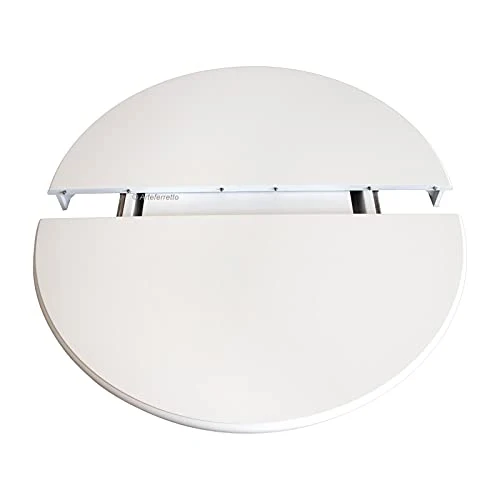 Arteferretto Made in Italy Table laquée Ronde avec allonge - diamètre 120 cm