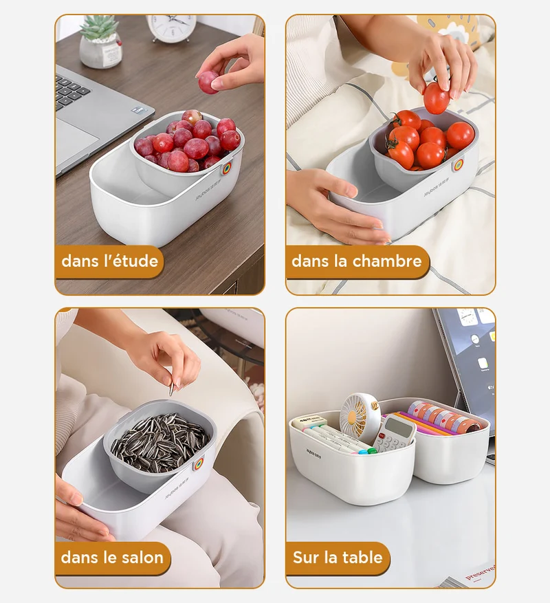 Joybos® Passoire de Cuisine en Plastique Double Couche Z57