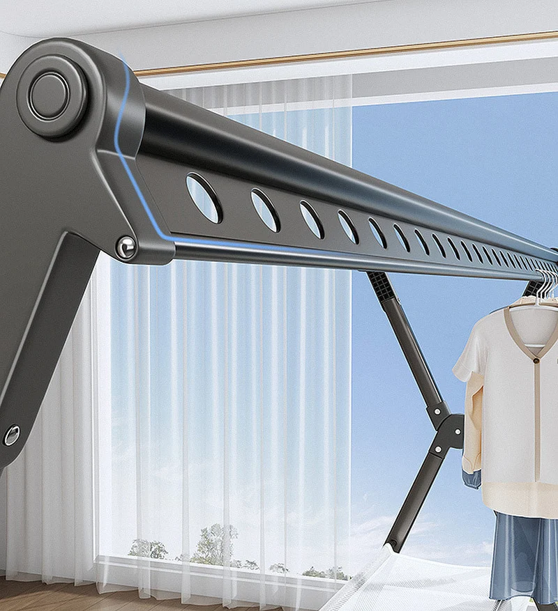 Joybos® Séchoir à Linge Pliable et Extensible, Intérieur/Extérieur, Séchoir en Alliage d'Aluminium F212