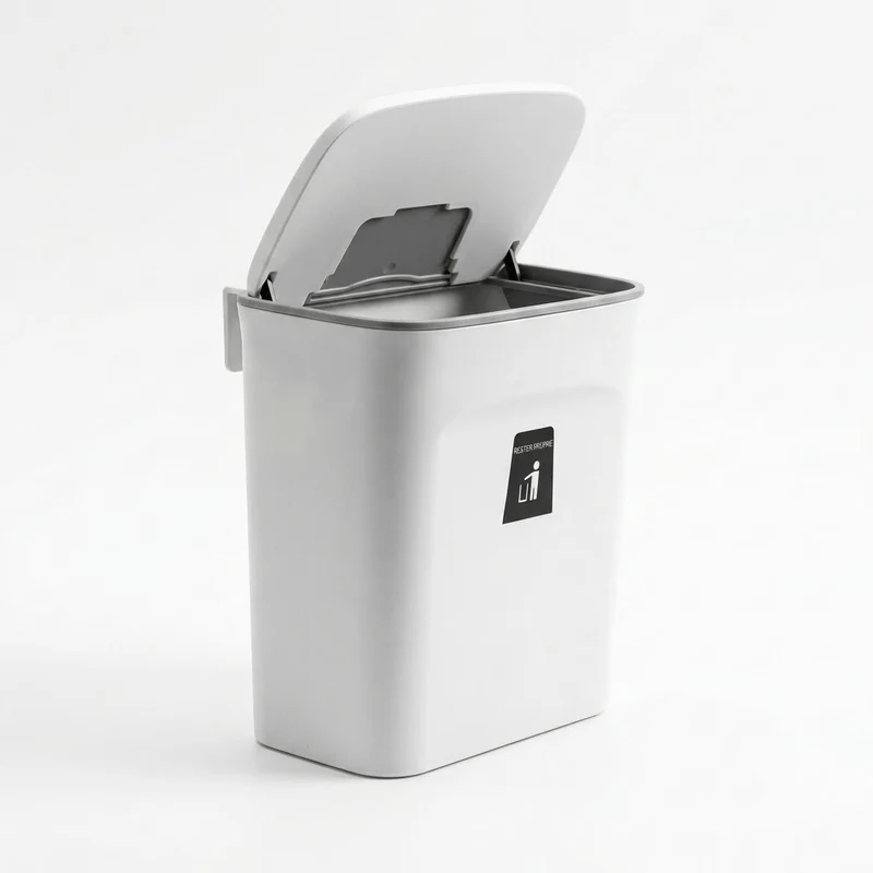 Poubelle sous évier 9L coulissante et murale – Gain de place cuisine