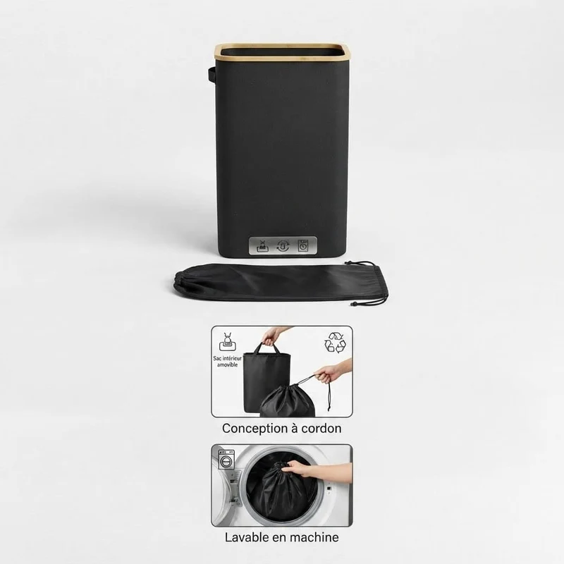Poubelle de tri 100L - la solution design pour le recyclage extérieur et intérieur
