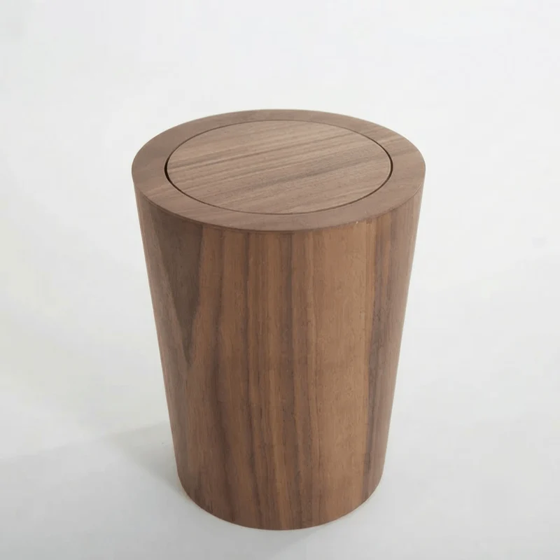 Poubelle de Salle de Bain Bois - 9L Design & Nature