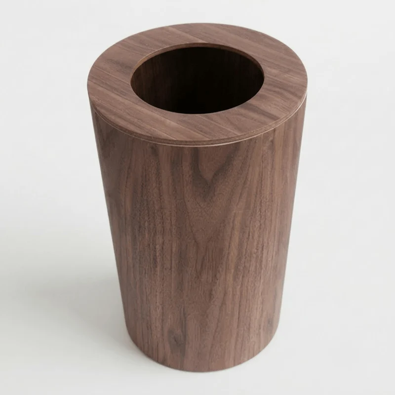 Poubelle de Salle de Bain Bois - 9L Design & Nature