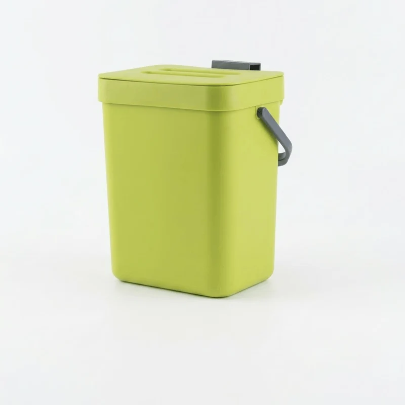 Poubelle coulissante tri sélectif 2 bacs pour meuble de cuisine