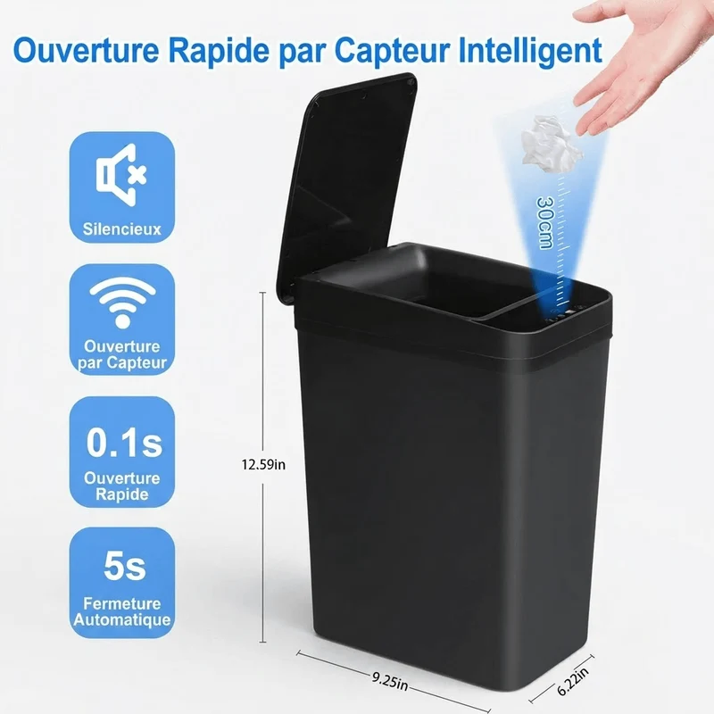 Poubelle coulissante sous évier double compartiment - Système de tri sélectif encastrable