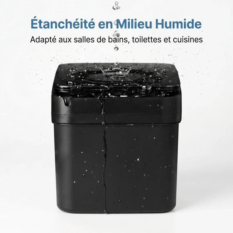 Poubelle coulissante sous évier double compartiment - Système de tri sélectif encastrable
