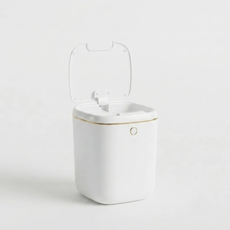 Poubelle salle de bain automatique intelligente 20L – Design et Fermeture Étanche