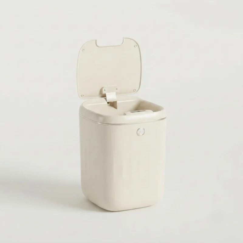Poubelle salle de bain automatique intelligente 20L – Design et Fermeture Étanche