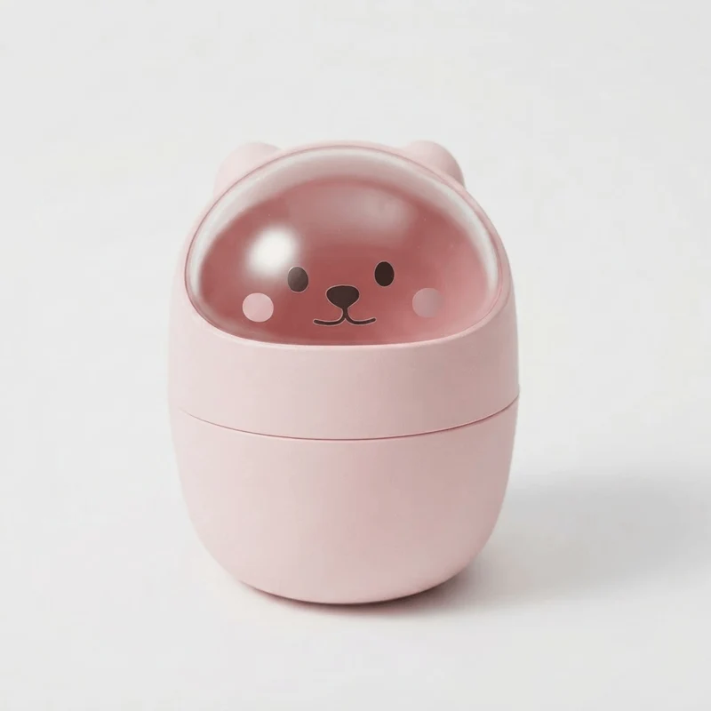 Petite poubelle de bureau Kawaii – Rangement design pour votre espace