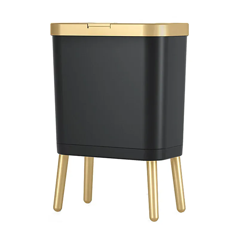 Poubelle Cuisine Design 15L - Étroite, Haut sur Pieds et Pratique