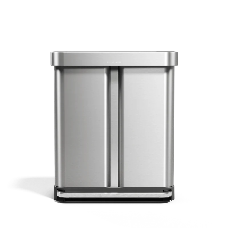 58 L Poubelle de Recyclage à Pédale
