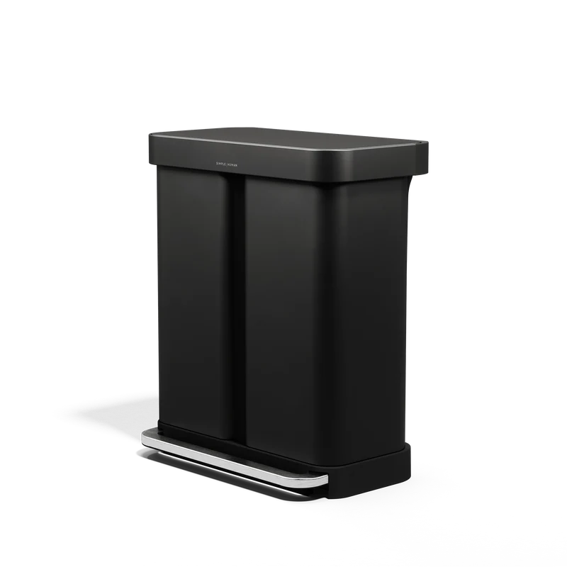58 L Poubelle de Recyclage à Pédale