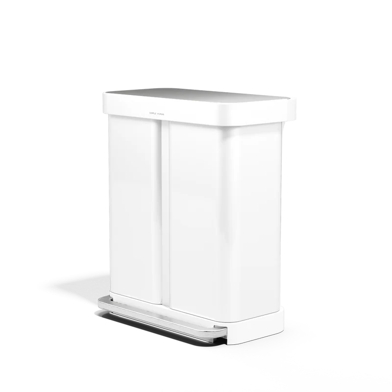 58 L Poubelle de Recyclage à Pédale