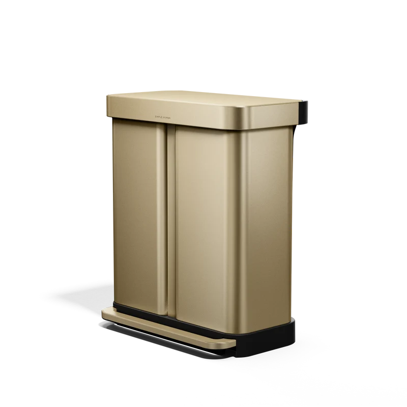 58 L Poubelle de Recyclage à Pédale
