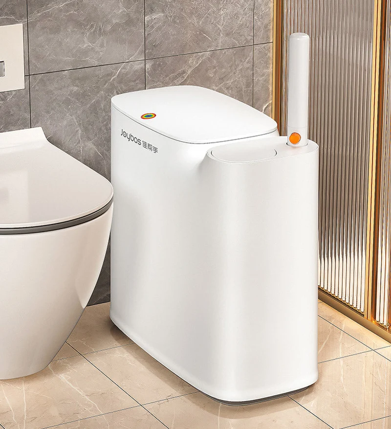 Joybos® Poubelle de Salle de Bain 2 en 1 avec Brosse WC Z32