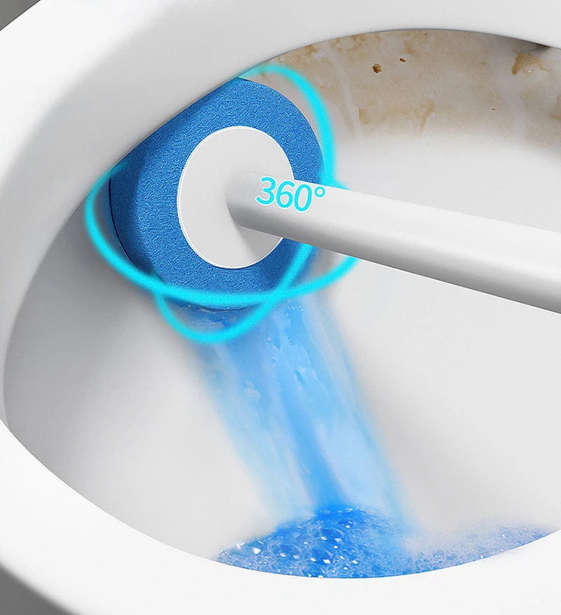 Joybos® Poubelle de Salle de Bain 2 en 1 avec Brosse WC Z32