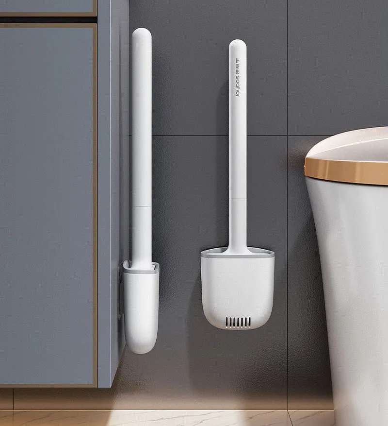 Joybos® Brosse WC en Silicone avec Bac de Vidange Z178