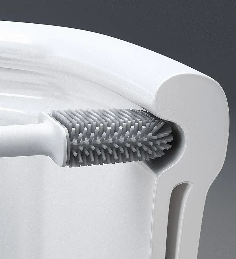 Joybos® Brosse WC en Silicone avec Bac de Vidange Z178