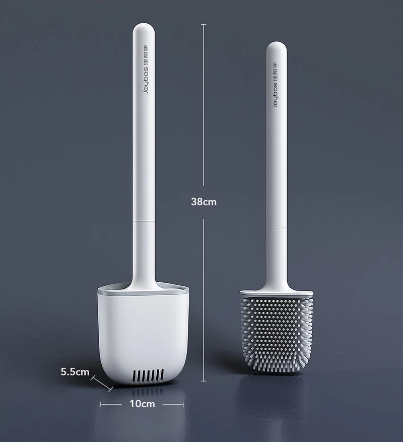 Joybos® Brosse WC en Silicone avec Bac de Vidange Z178