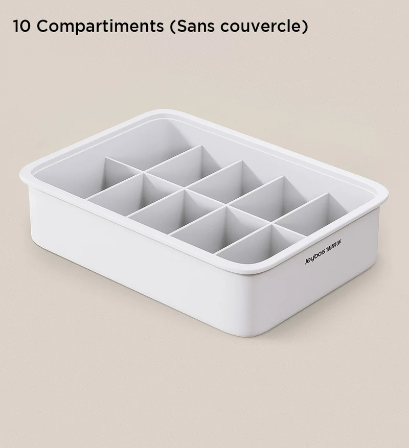 Joybos® Boîte de Rangement de Sous-vêtements et Chaussettes avec Couvercle Anti-poussière Z31