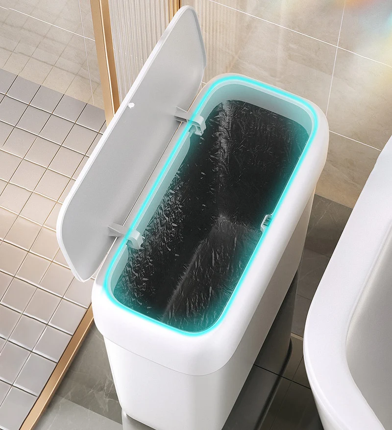 Joybos® Poubelle Étroite avec Couvercle Z39