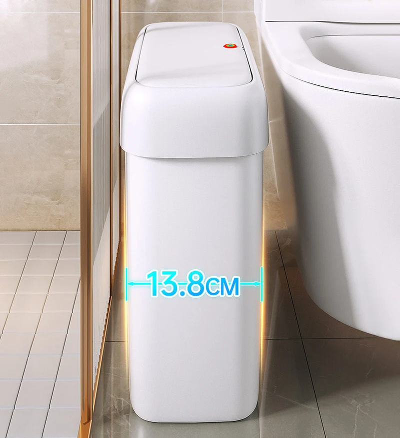 Joybos® Poubelle Étroite avec Couvercle Z39