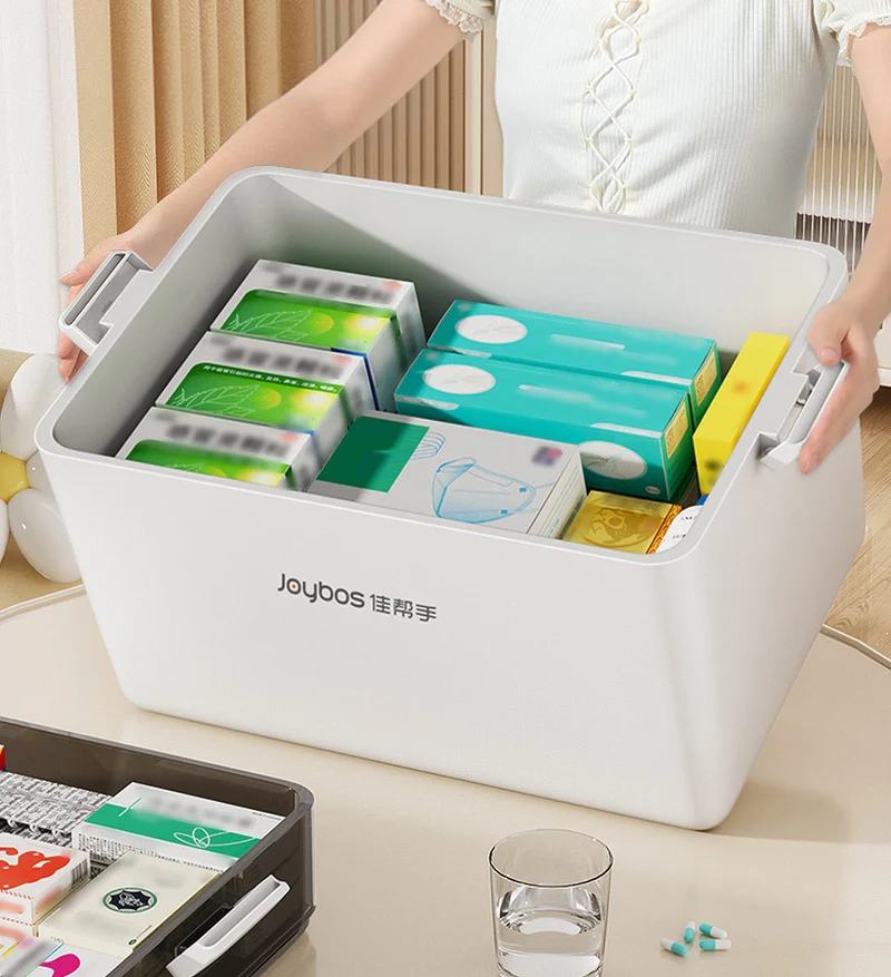 Joybos® Boîte à Pharmacie à 3 Niveaux Portable et Pliable Z27