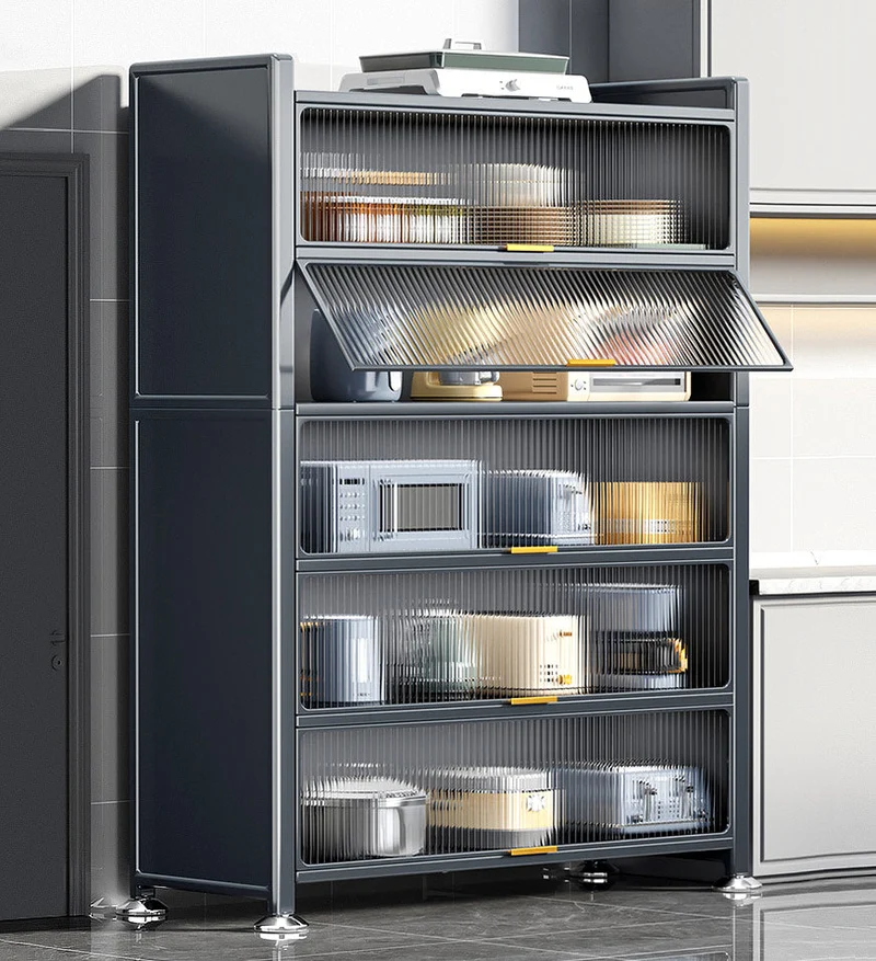 Joybos® 6 niveaux Grande Armoire de Rangement de Cuisine en Métal Mise à Niveau F118