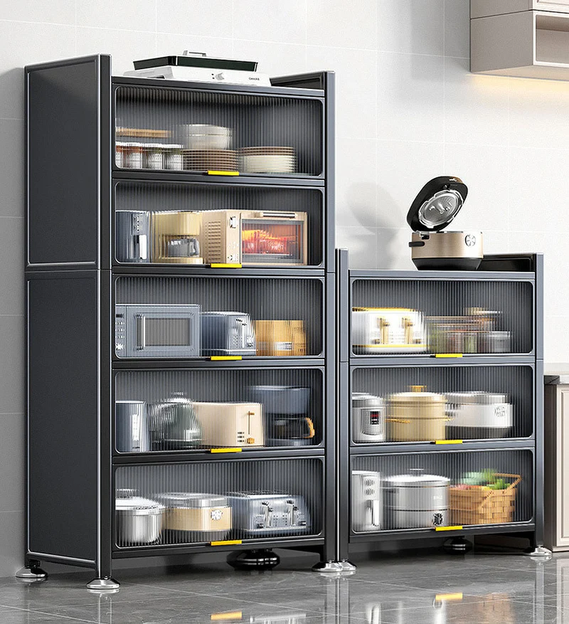 Joybos® 6 niveaux Grande Armoire de Rangement de Cuisine en Métal Mise à Niveau F118