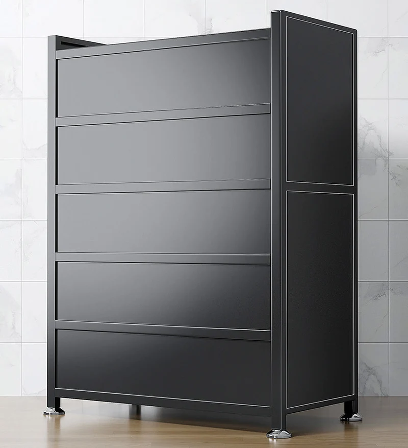 Joybos® 6 niveaux Grande Armoire de Rangement de Cuisine en Métal Mise à Niveau F118