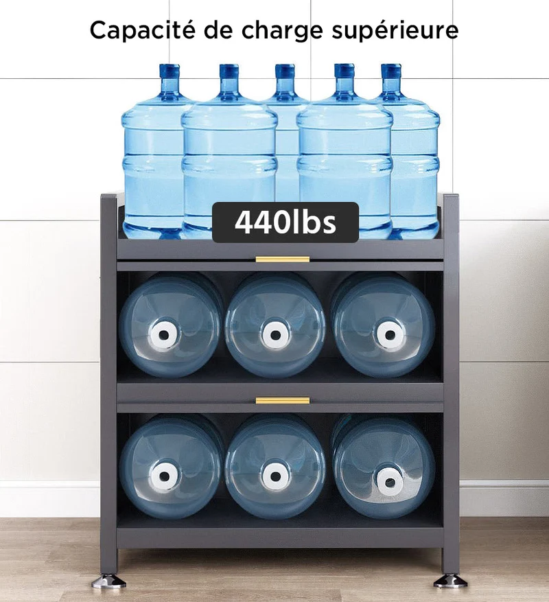 Joybos® Rangement de Cuisine Multifonctionnels en Métal Robuste F86