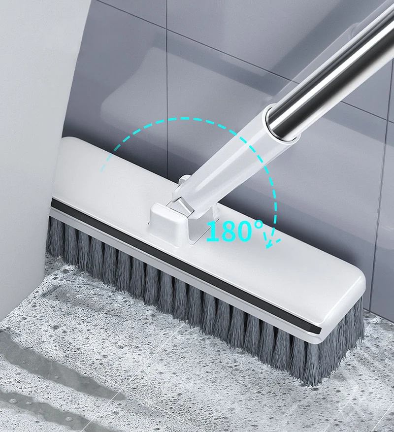 Joybos® Brosse de Nettoyage de Douche avec Manche de 135cm de Long Z21