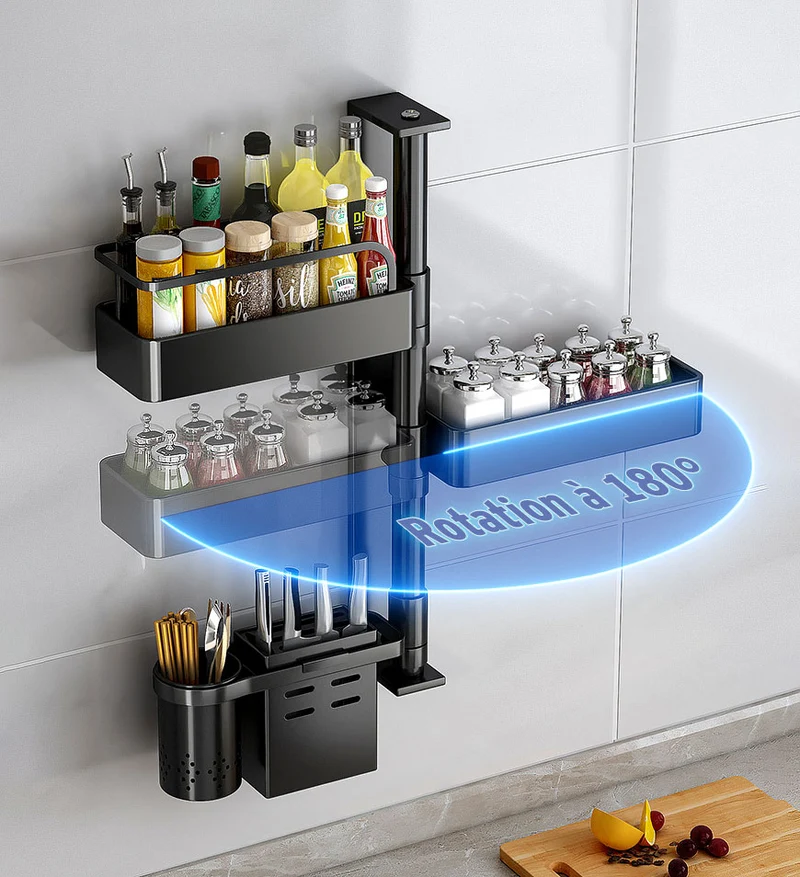 Joybos® Flexible Organisateur d'Épices Mural F49
