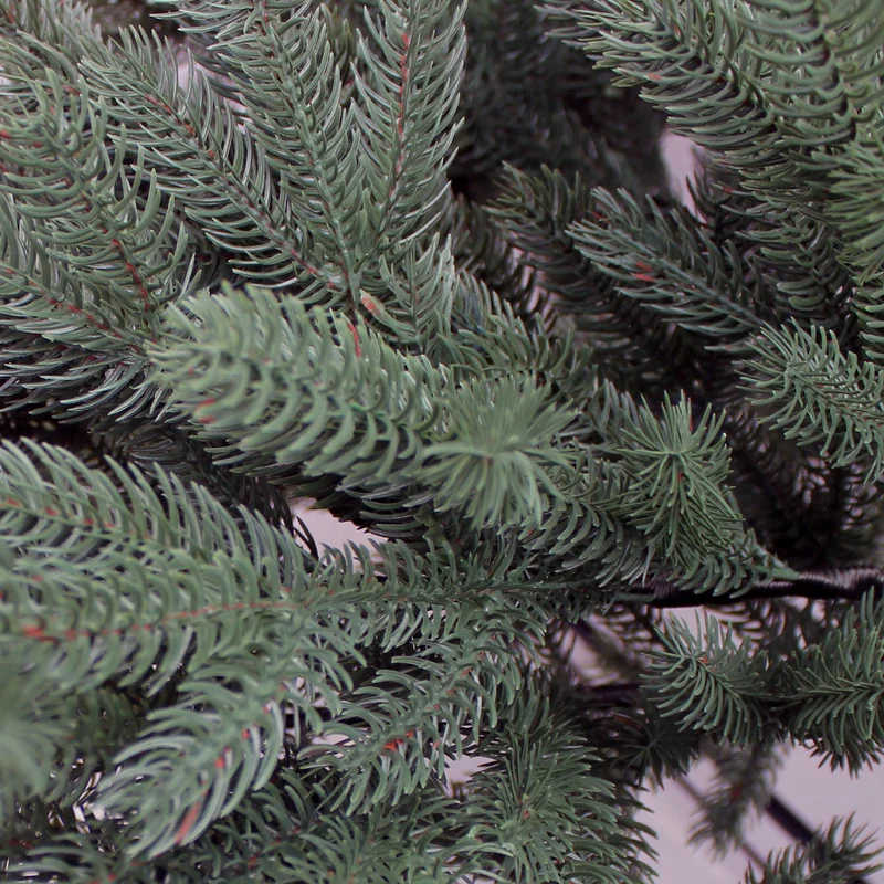RS Trade 1418 PE Arbre de Noël Artificiel moulé Injection 150 cm (Ø env. 106 cm), env. 2375 Branches, Sapin presqu'ininflammable, système Pliable Montage Rapide, trépied Sapin de Noël métal Compris