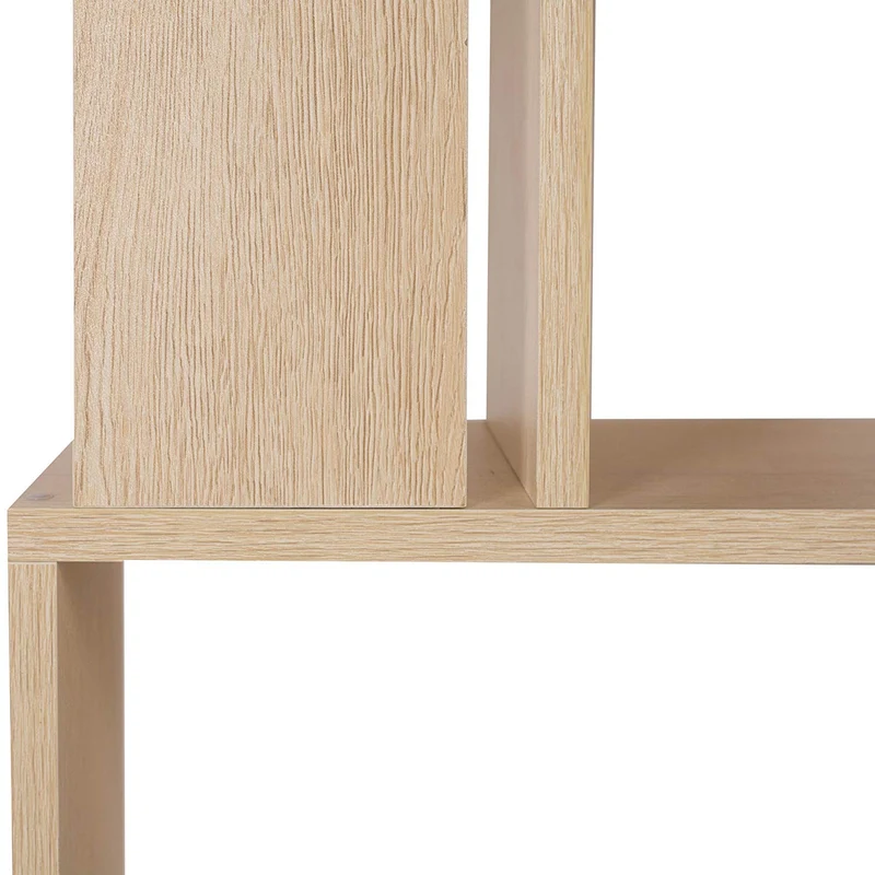 Rebecca Mobili RE4788 Étagère Moderne, bibliothèque en Bois, 5 étagères, Style Moderne, Beige, ameublement Salon, Maison, Bureau, 172,5 x 60 x 24 cm