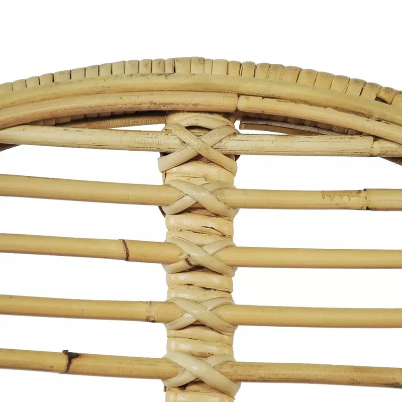 vidaXL 4x Chaises de Salle à Manger Résine Tressée Naturel Cuisine Dîner Repas