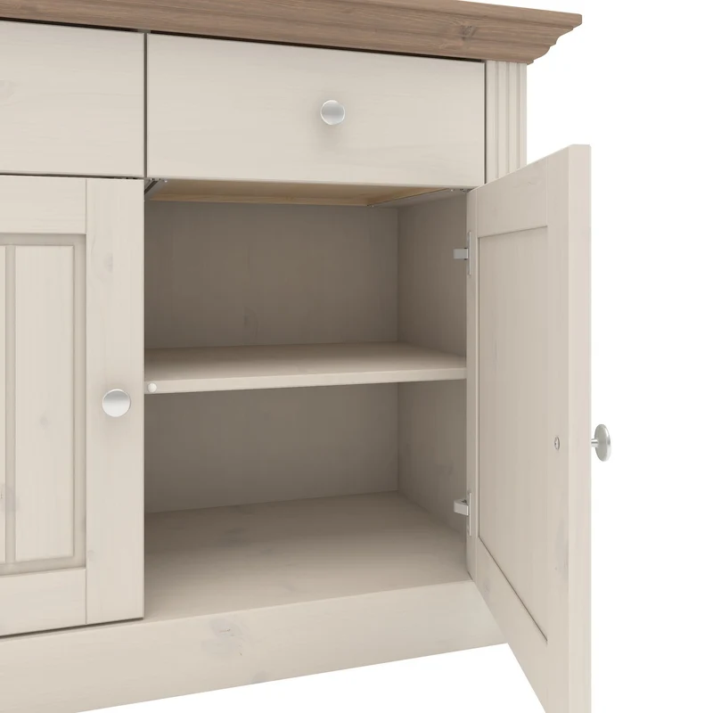 Steens Monaco Commode, Bois, Weiss/Stone, 47 x 104 x 26 cm